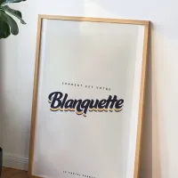 Affiche comment est votre blanquette cadre