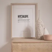 Affiche nyctalope salon 1