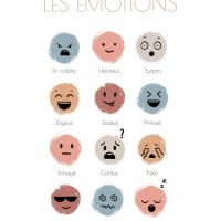 Affiche pour enfant les emotions