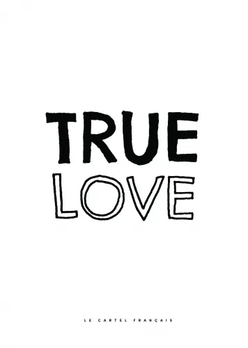 Affiche true love poster