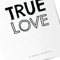 Affiche true love zoom