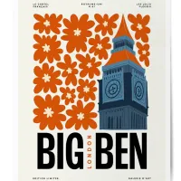 Affiche ville monument big ben poster