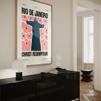 Affiche ville monument rio cuisine