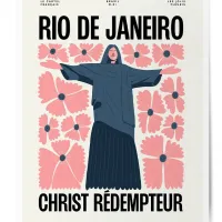 Affiche ville monument rio poster