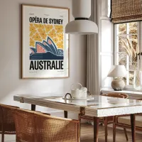 Affiche ville monument sydney cuisinew