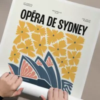 Affiche ville monument sydney poster