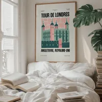 Affiche ville monument tour londres chambre