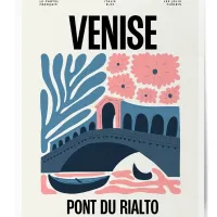 Affiche ville monument venise poster